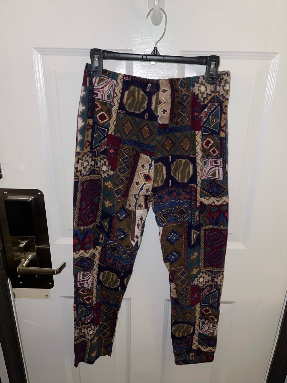 Capacity (Vintage Kmart) Bohemian Style Patchwork Print Leggings - Sz Medium